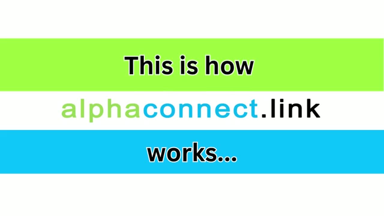 AlphaConnect intro video preview